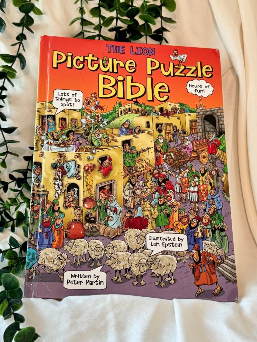 The Lion Picture Puzzle Bible Hardcover Search & Find Book Peter Martin